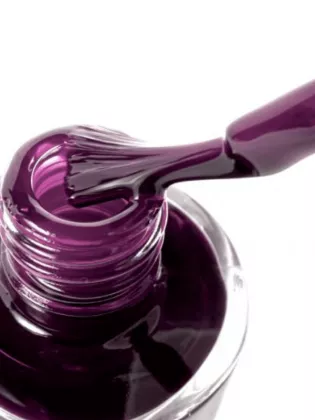 Vernis à ongles au silicium - aubergine - Même Cosmetics