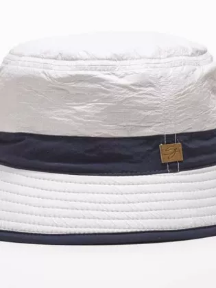Chapeau protection solaire Amaury blanc et bleu - Soway