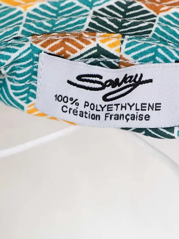 Chapeau protection solaire Amaury blanc et turquoise - Soway