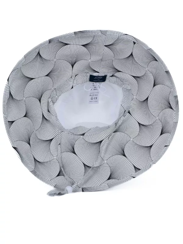 Chapeau à large bord pour protection solaire blanc et noir - Soway