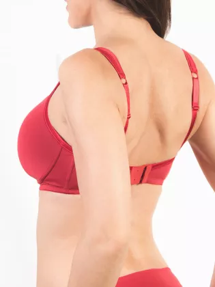 Soutien-gorge pour prothèse mammaire Lara Satin paddé sans armatures - Amoena