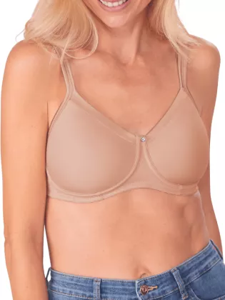 Soutien-gorge pour prothèse mammaire Lara Satin paddé sans armatures - Amoena