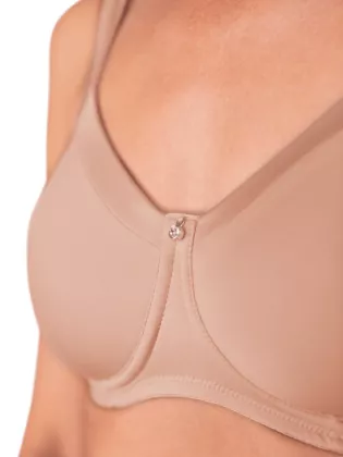 Soutien-gorge pour prothèse mammaire Lara Satin paddé sans armatures - Amoena