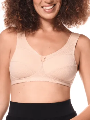 Soutien-gorge pour prothèse mammaire Leslie sans armature - Sable - Amoena