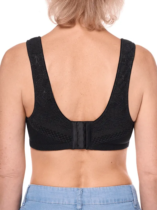 Soutien-gorge pour prothèse mammaire Leslie sans armature - Noir - Amoena