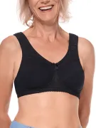 Soutien-gorge pour prothèse mammaire Leslie sans armature - Noir - Amoena