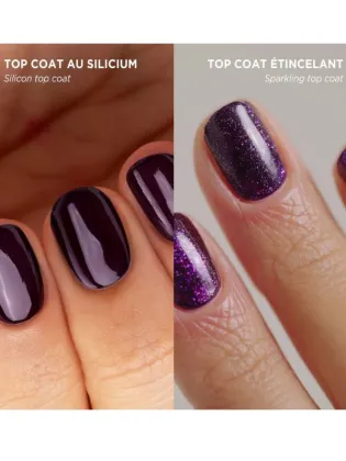 Top coat au silicium en complément du vernis au silicium Même