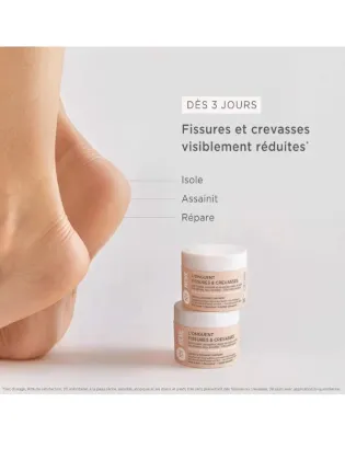Onguent fissures et crevasses pour mains et pieds Même