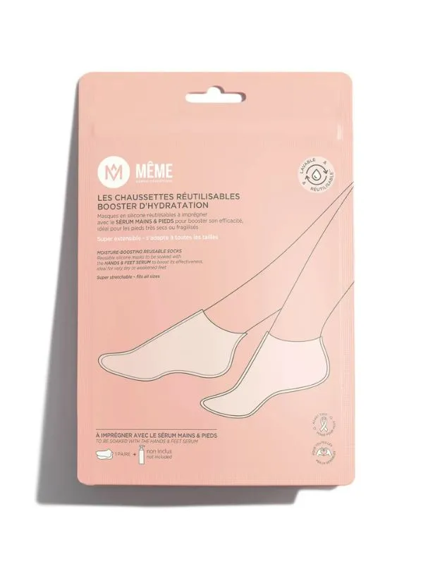 Chaussettes réutilisables booster d'hydratation - Même