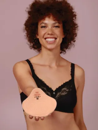 Soutien-gorge Eloise noir pour prothèse mammaire Anita Care