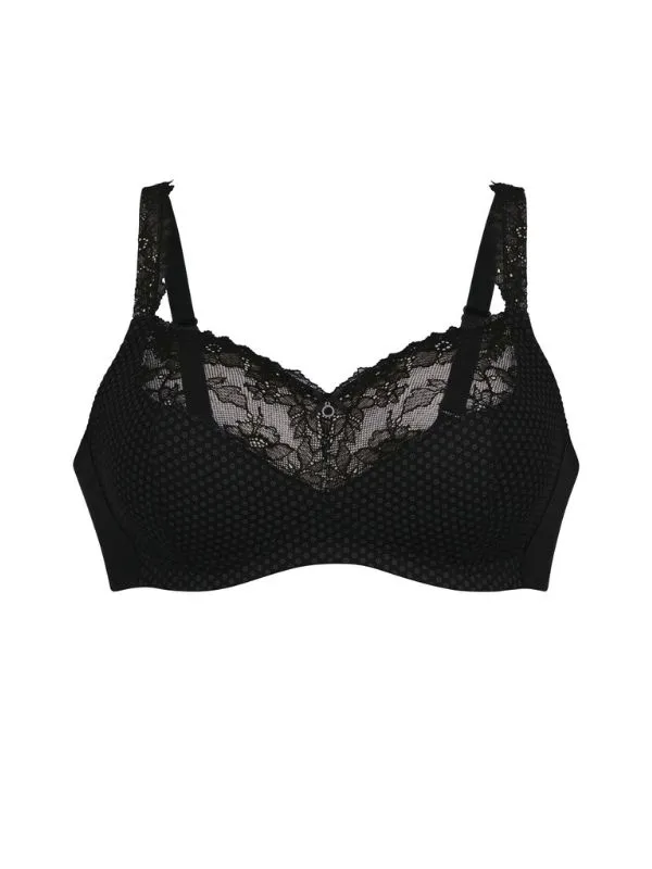 Soutien-gorge Eloise noir pour prothèse mammaire Anita Care