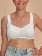Soutien-gorge Katja pour prothèse coton blanc sans armature Amoena