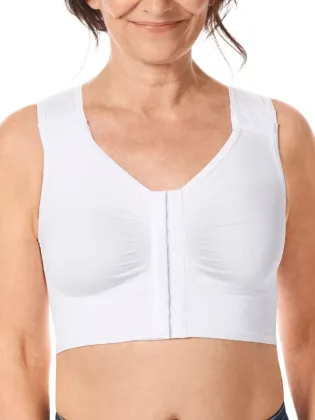 Soutien-gorge de compression Lymph Flow Long ouvert devant Amoena