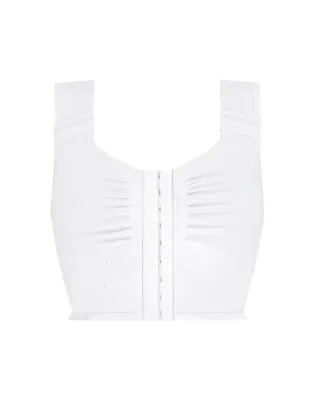 Soutien-gorge de compression Lymph Flow Long ouvert devant Amoena