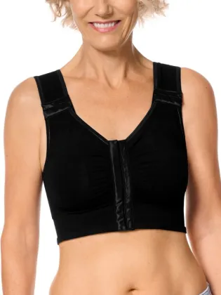 Soutien-gorge de compression Lymph Flow Long ouvert devant Amoena