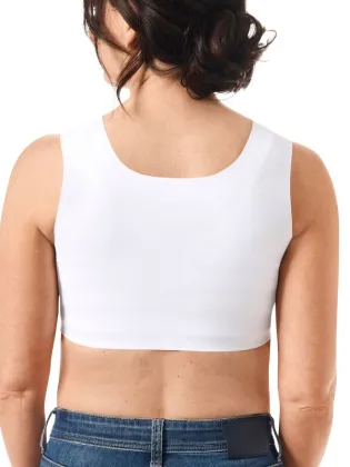 Soutien-gorge de compression Lymph Flow ouvert devant Amoena