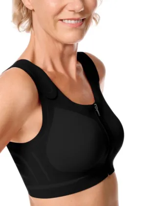 Soutien-gorge de compression Lymph Flow ouvert devant Amoena