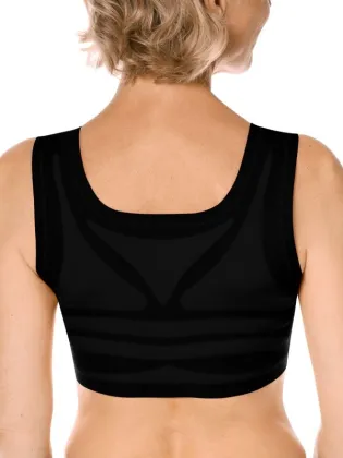 Soutien-gorge de compression Lymph Flow ouvert devant Amoena