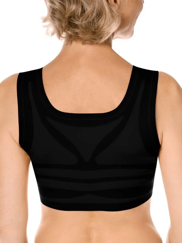 Soutien-gorge de compression Lymph Flow ouvert devant Amoena