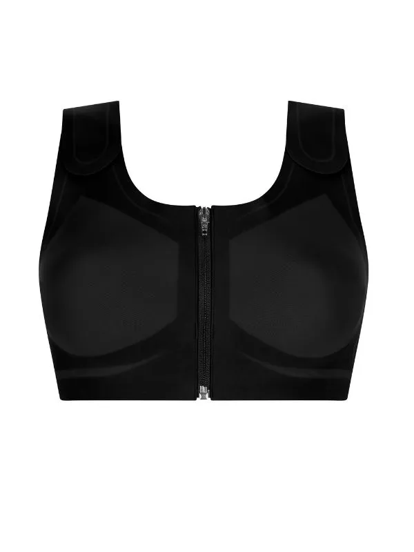 Soutien-gorge de compression Lymph Flow ouvert devant Amoena