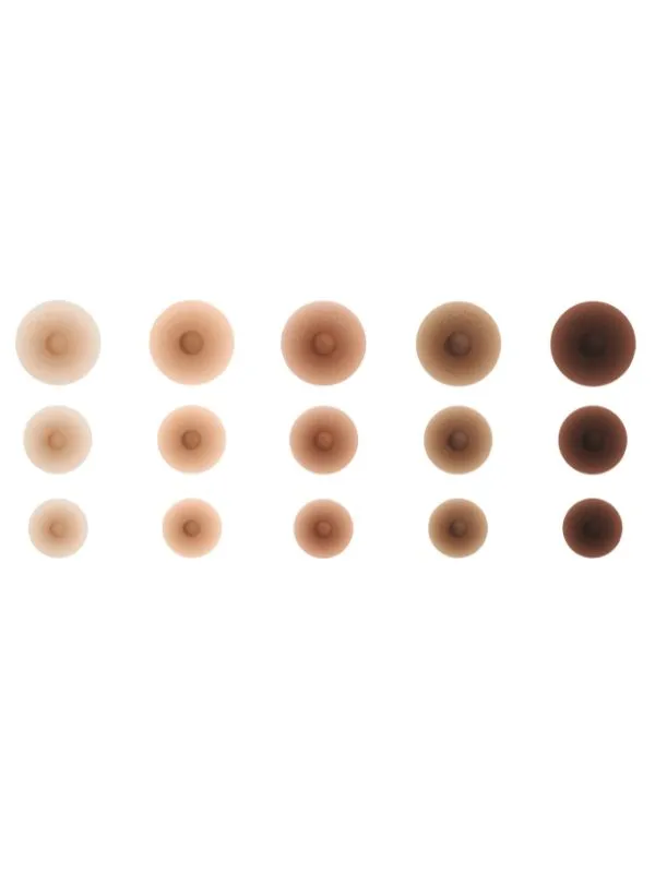 Mamelons auto-adhérents - La paire - Ebony - Amoena