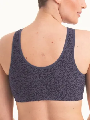 Soutien-gorge post mastectomie Hazel en coton ouvert devant Anita Care